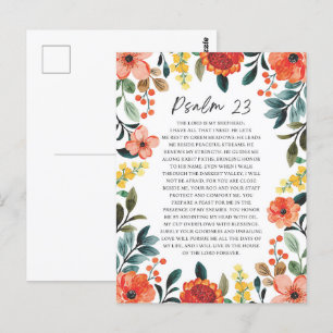 Psalm 23 NKJV De Heer is Mijn Herder Briefkaart
