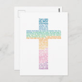 Psalm 23 NKJV De Heer is Mijn Herder Briefkaart (Voorkant / Achterkant)