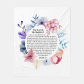 Psalm 23 NKJV De Heer is Mijn Herder Fleece Deken (Voorkant)