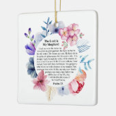 Psalm 23 NKJV De Heer is Mijn Herder Keramisch Ornament (Links)