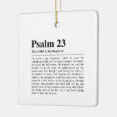 Psalm 23 NKJV De Heer is Mijn Herder Keramisch Ornament (Links)