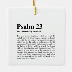 Psalm 23 NKJV De Heer is Mijn Herder Keramisch Ornament