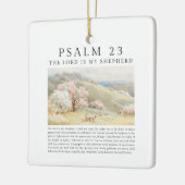 Psalm 23 NKJV De Heer is Mijn Herder Keramisch Ornament (Links)