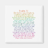 Psalm 23 NKJV De Heer is Mijn Herder Magneet (Voorkant)