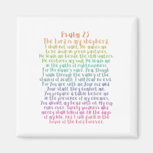 Psalm 23 NKJV De Heer is Mijn Herder Magneet