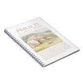 Psalm 23 NKJV De Heer is Mijn Herder Notitieboek (Rechterzijde)