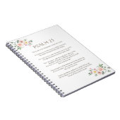 Psalm 23 NKJV De Heer is Mijn Herder Notitieboek (Rechterzijde)