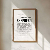Psalm 23 NKJV De Heer is Mijn Herder Poster