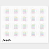 Psalm 23 NKJV De Heer is Mijn Herder Ronde Sticker (Vel)