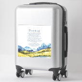 Psalm 23 NKJV De Heer is mijn herder Sticker (Koffer)