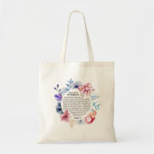 Psalm 23 NKJV De Heer is Mijn Herder Tote Bag (Voorkant)