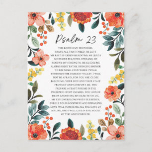 Psalm 23 NKJV De Heere is mijn Herder Briefkaart