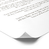 Psalm 23 NKJV De Heere is mijn Herder Poster (Hoek)