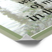 Psalm 23 op de achtergrond van het park Oxford Poster (Hoek)