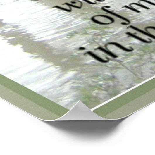 Psalm 23 op de achtergrond van het park Oxford Poster (Hoek)