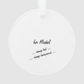 Psalm 23, Ornament groen Plant Floral Circle (achterkant)