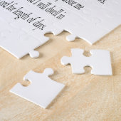 Psalm 23, Paars geel Plant Big Piecks Puzzle Legpuzzel (Zijkant)