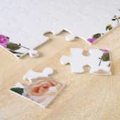 Psalm 23 Paarse Floral Borders, Puzzle Legpuzzel (Zijkant)