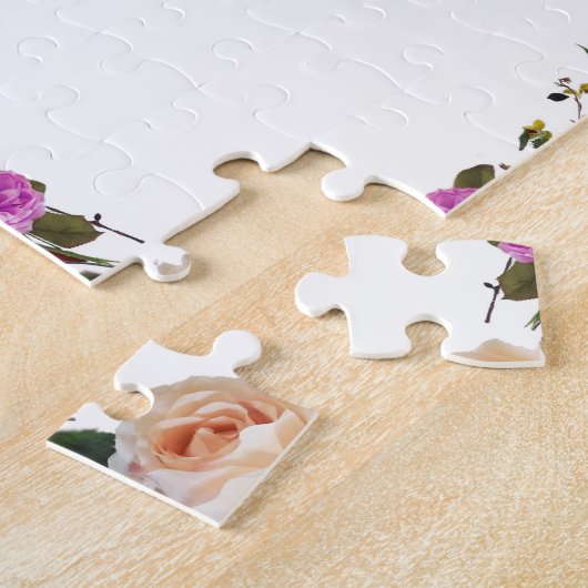 Psalm 23 Paarse Floral Borders, Puzzle Legpuzzel (Zijkant)