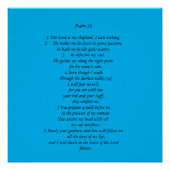 psalm 23 perfect poster (Voorkant)
