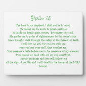 Psalm 23 Plaquette Fotoplaat (Voorkant)