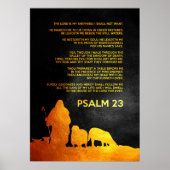 psalm 23 poster (Voorkant)