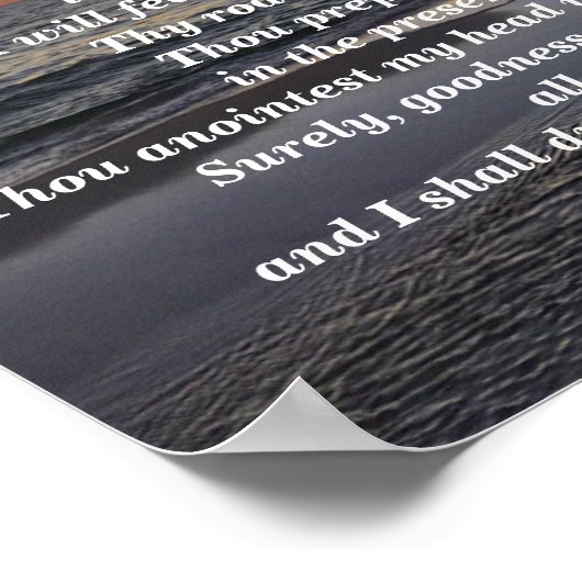 PSALM 23 POSTER (Hoek)