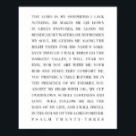 psalm 23 poster<br><div class="desc">psalm 23</div>