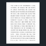 psalm 23 poster<br><div class="desc">psalm 23</div>