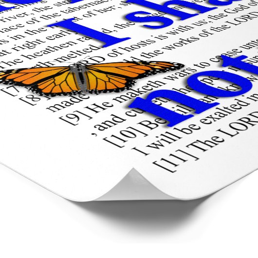 Psalm 23 poster (Hoek)