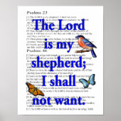 Psalm 23 poster (Voorkant)