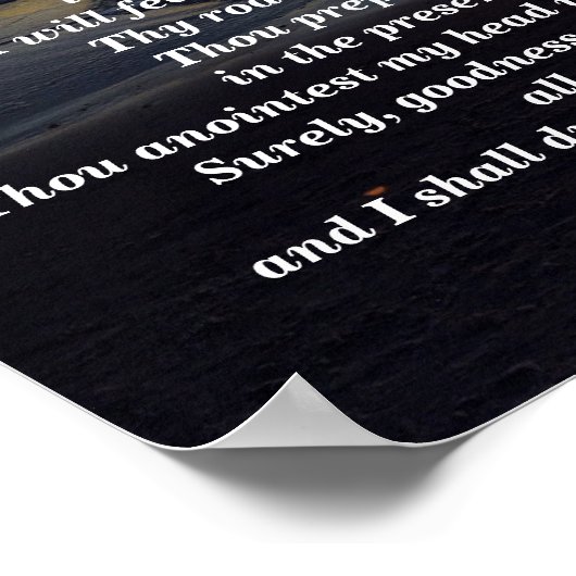 PSALM 23 POSTER (Hoek)