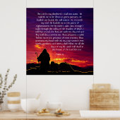 psalm 23 poster (Keuken)