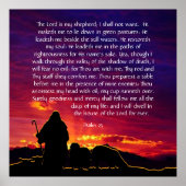 psalm 23 poster (Voorkant)
