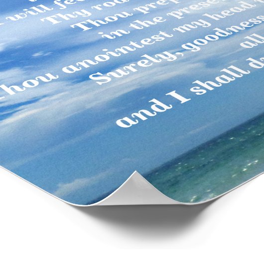 PSALM 23 POSTER (Hoek)