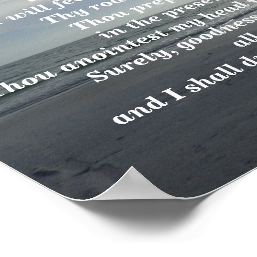 PSALM 23 POSTER (Hoek)