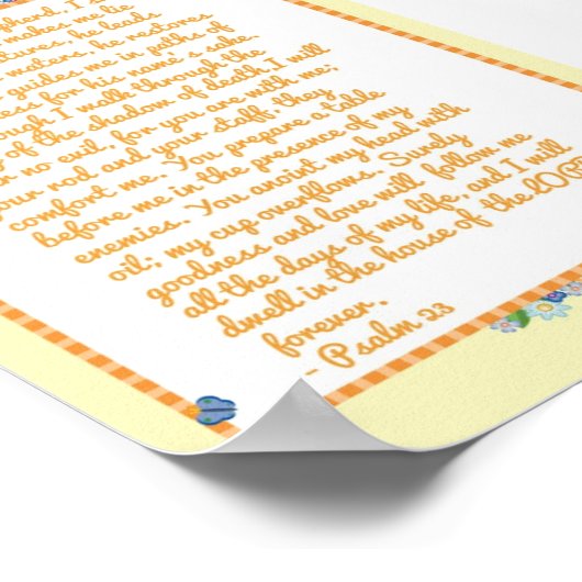 psalm 23 poster (Hoek)