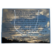 Psalm 23 Prachtige Bijbel Verse Christelijk Groot Cadeauzakje (Voorkant)