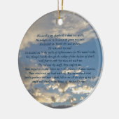 Psalm 23 Prachtige Bijbel Verse Christelijk Keramisch Ornament (Links)