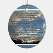 Psalm 23 Prachtige Bijbel Verse Christelijk Keramisch Ornament (Links)