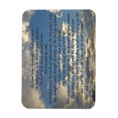 Psalm 23 Prachtige Bijbel Verse Christelijk Magneet (Verticaal)