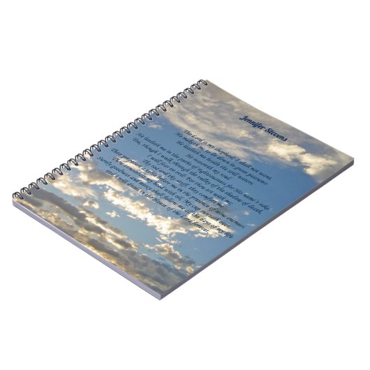 Psalm 23 Prachtige bijbel Verse Christelijk monogr Notitieboek (Linkerzijde)