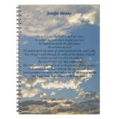 Psalm 23 Prachtige bijbel Verse Christelijk monogr Notitieboek (Voorkant)