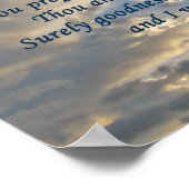 Psalm 23 Prachtige Bijbel Verse Christelijk Poster (Hoek)