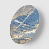 Psalm 23 Prachtige Bijbel Verse Christelijk Ronde Klok (Hoek)