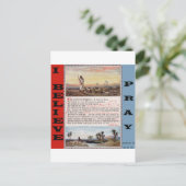 Psalm 23 Prayer, De Heer is mijn Shepherd Briefkaart (Staand voorkant)