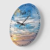 Psalm 23 Prayer large clock Grote Klok (Hoek)
