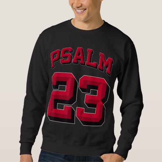 Psalm 23, Retro Sneakerhead, Christelijke Bijbel, Trui (Voorkant)