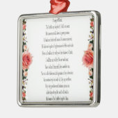 Psalm 23, Roos ventilator, metaal Ornament (Links)