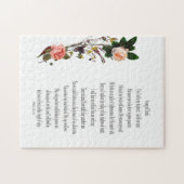 Psalm 23, Roos ventilator, uitdagende puzzel Legpuzzel (Horizontaal)